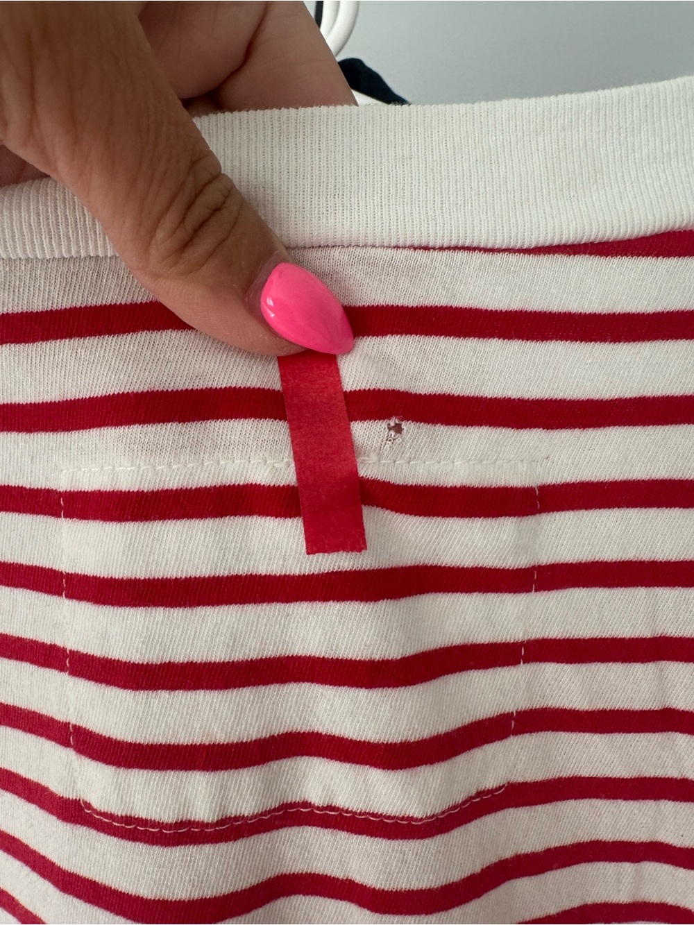 Frank & Eileen White and Pink Striped Maxi Dress - Picture 4 of 4